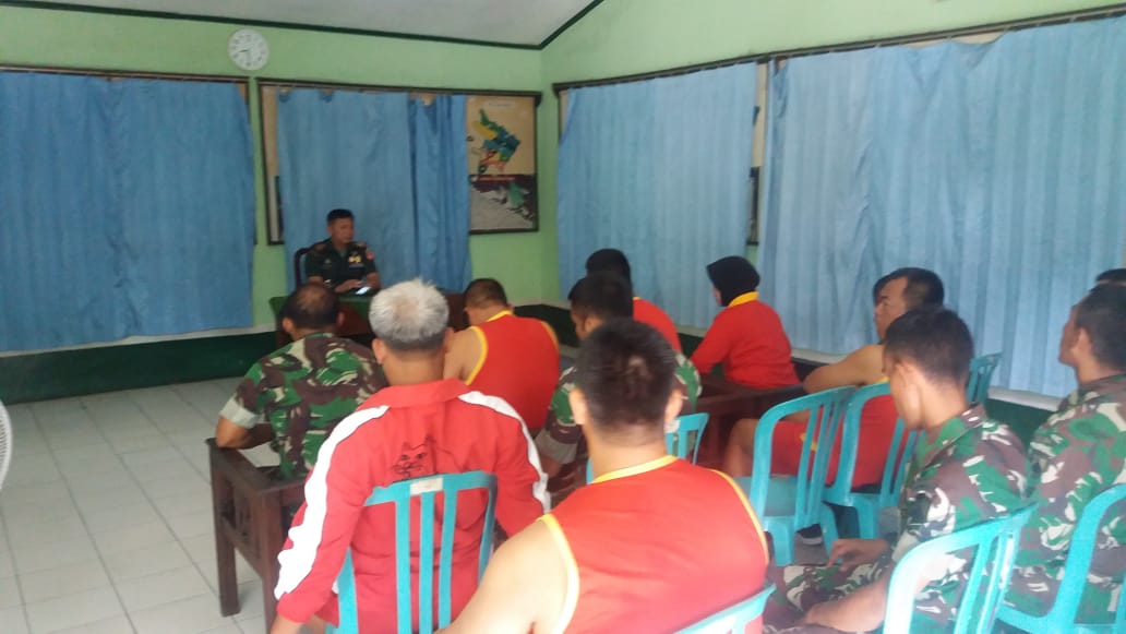 Jam Komandan, Danramil Jepara Tekankan Anggotanya Tanggap Bencana